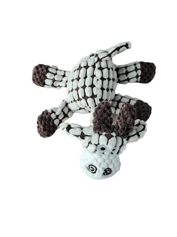 Donkey  Dog Toy White / Brown 