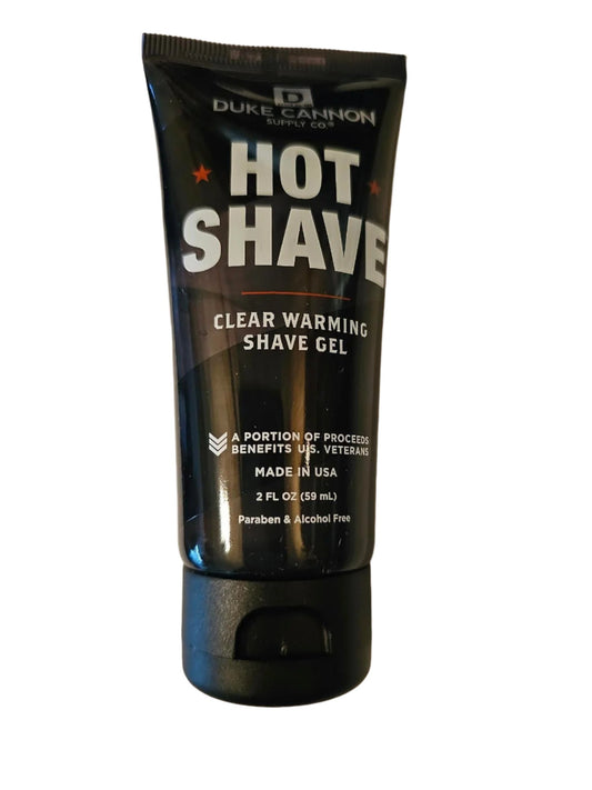 Duke Cannon-2oz-Hot Shave Clear Warming Shave Gel 