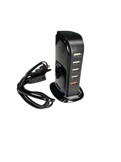 USB Charger Multi Port - Black or White 