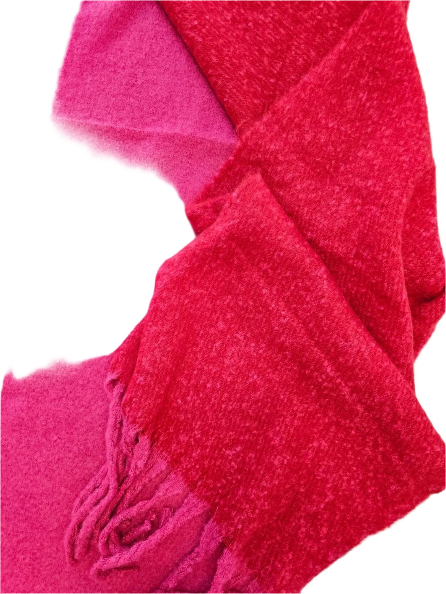 Scarf Pink & Red, Super Soft, Warm  Women's 4338914 