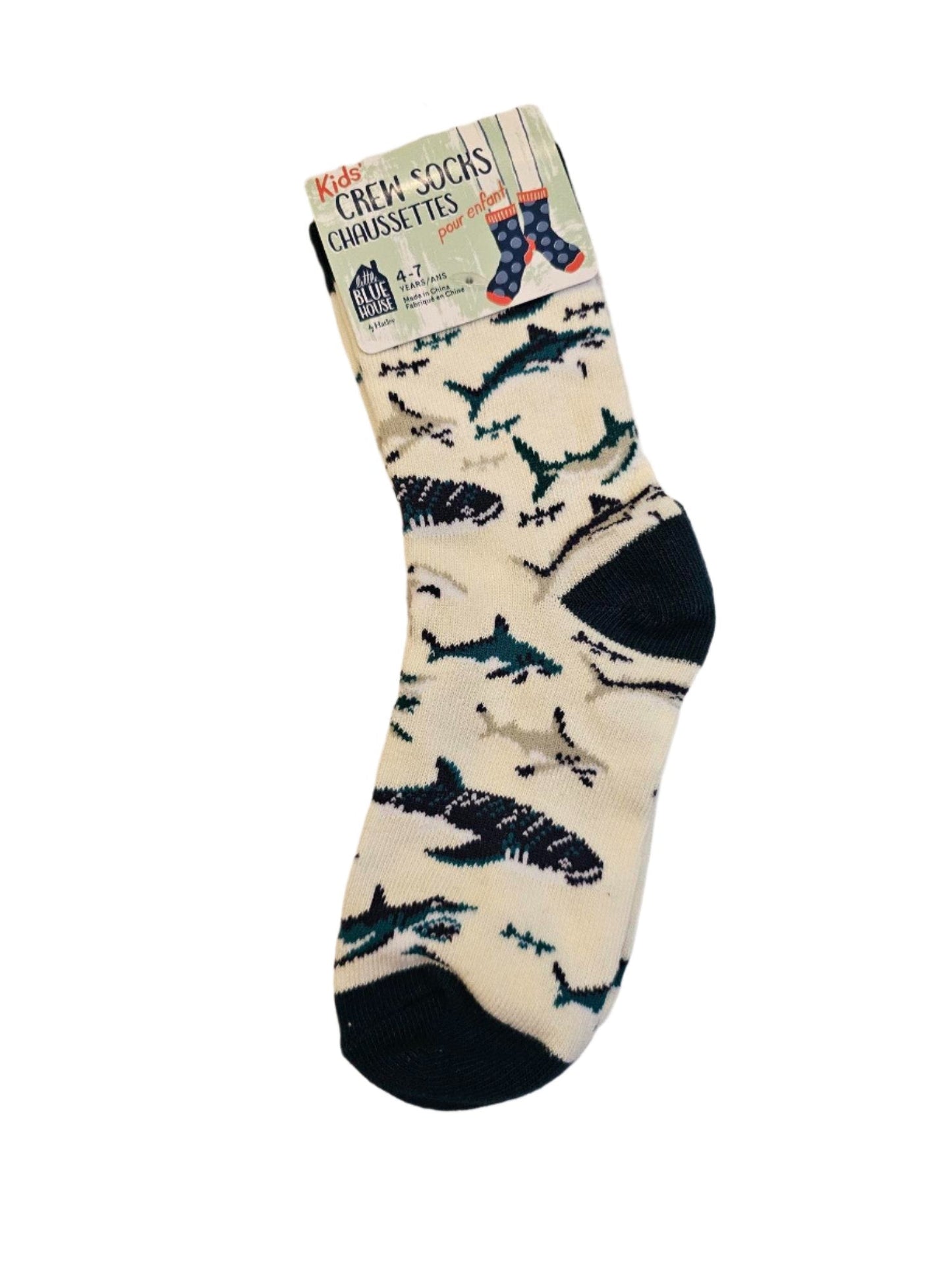 Children's Socks  Toothy Sharks 