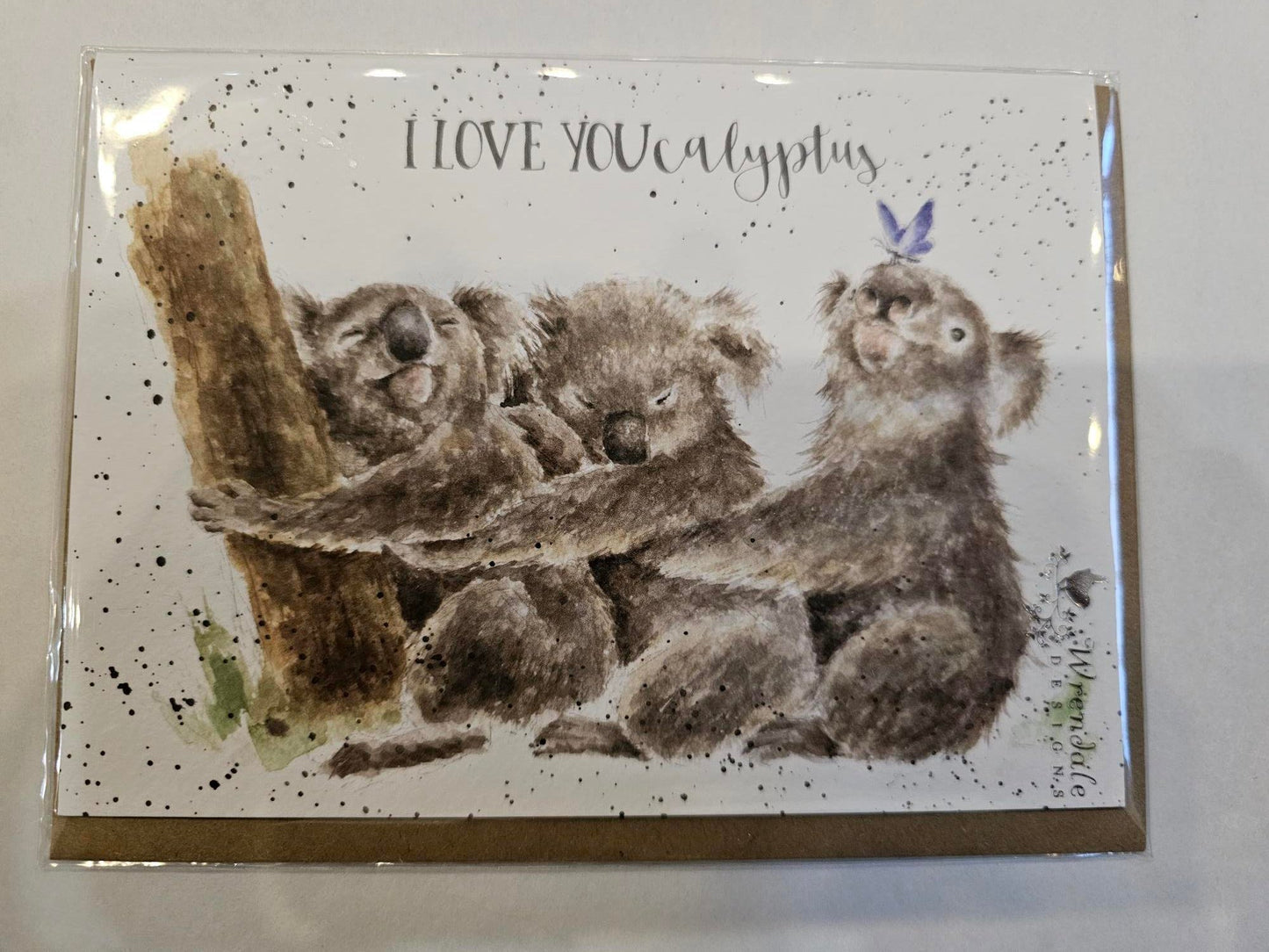 Card Az024 Three Of A Kind Koala Bear 