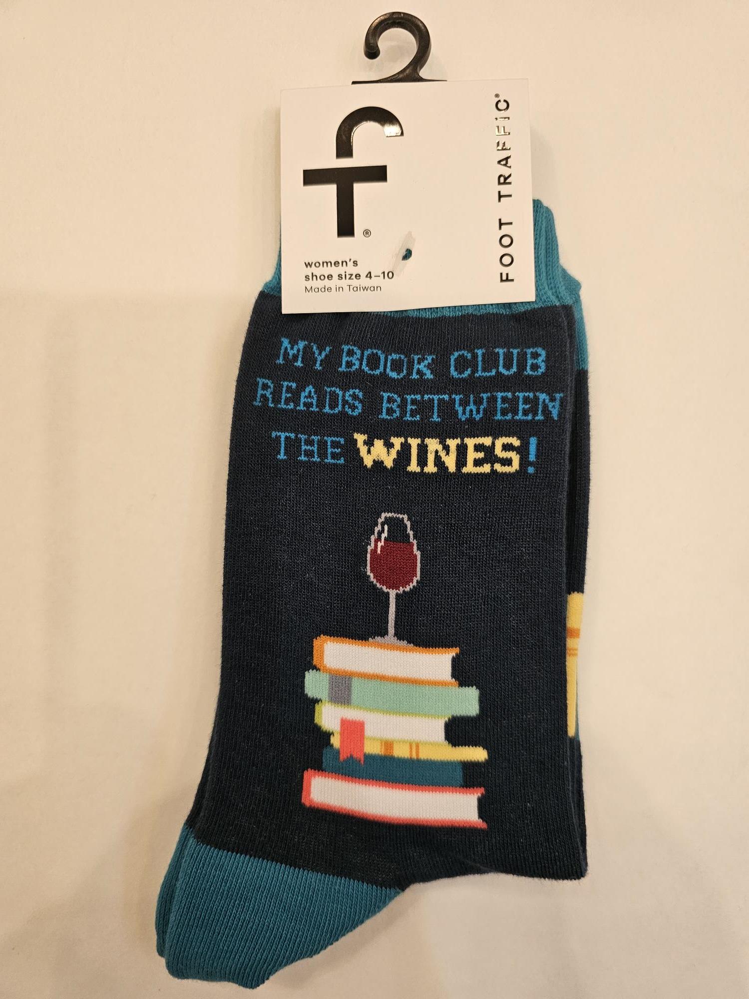 Women's Socks - Book Club Reads Between the Wines 