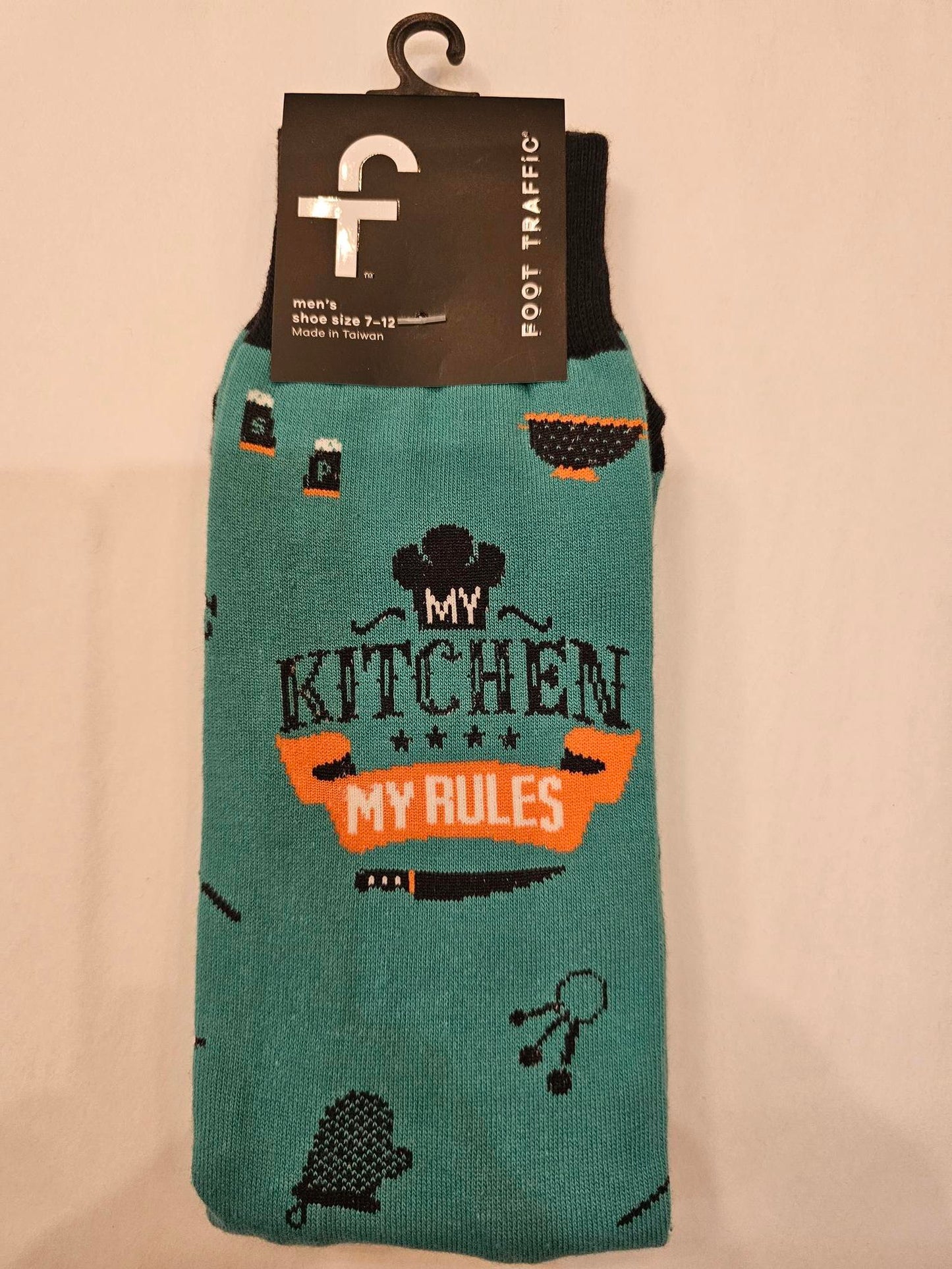 Mens - crew sock-My Kitchen My Rules 