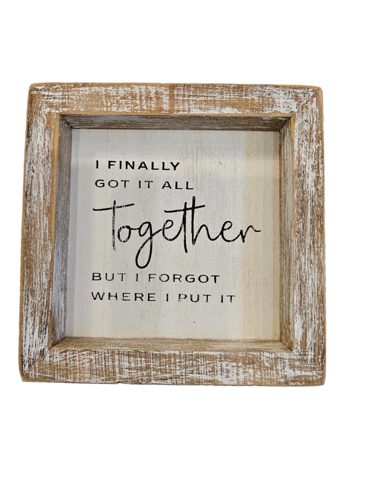 Wood Framed Picture Together 11439 