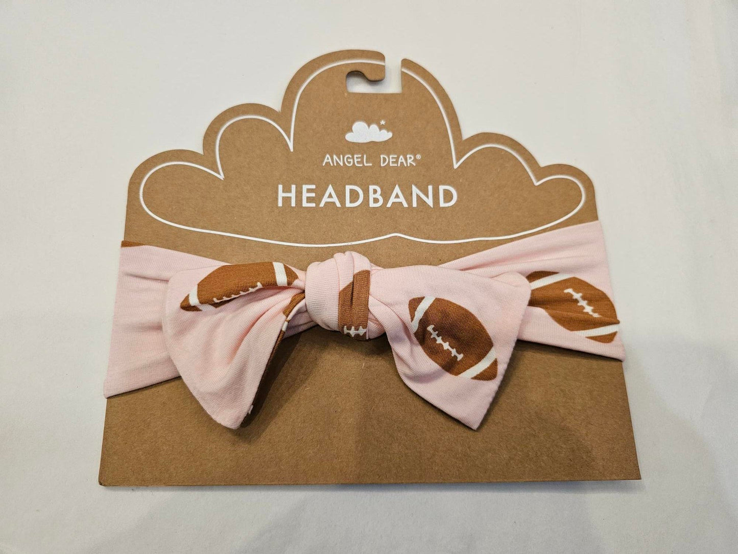 Headband - child  - 12-24 month- Bamboo- football- bamboo 