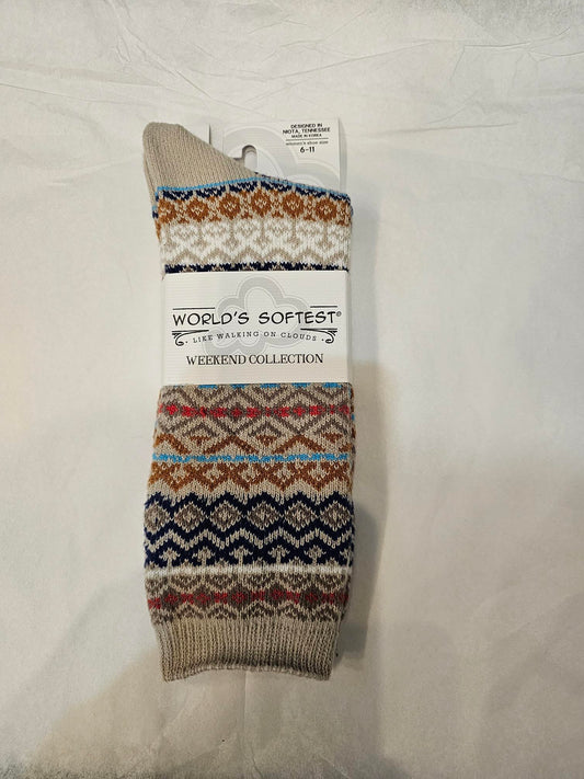 Wss-74571-Simply Taupe-160-Women's Sock-Size 6-11 