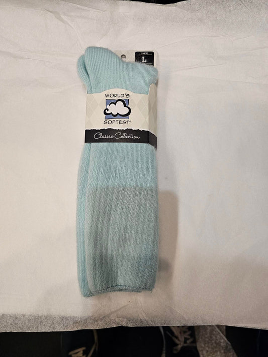 World's Softest Cozy Socks Classic Socks W1061 Sea Salt 