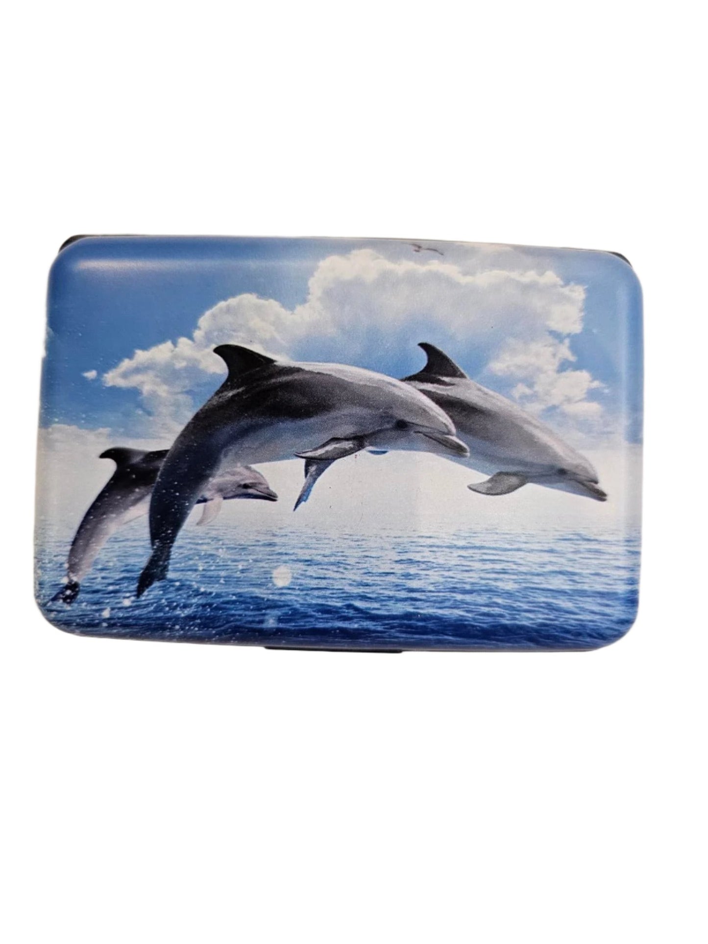 Armored Wallet - Dolphins swimming in Ocean -71852 