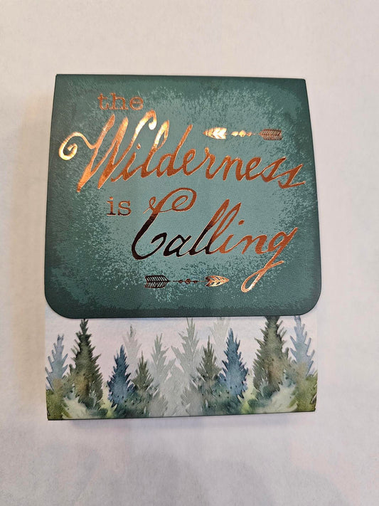 Note Pad  - small - Wilderness is calling  #46683 