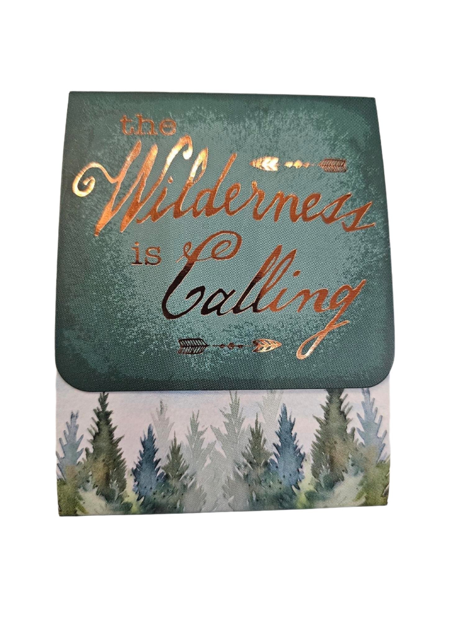 3 x 4 Note Pad  Wilderness is calling   46683 