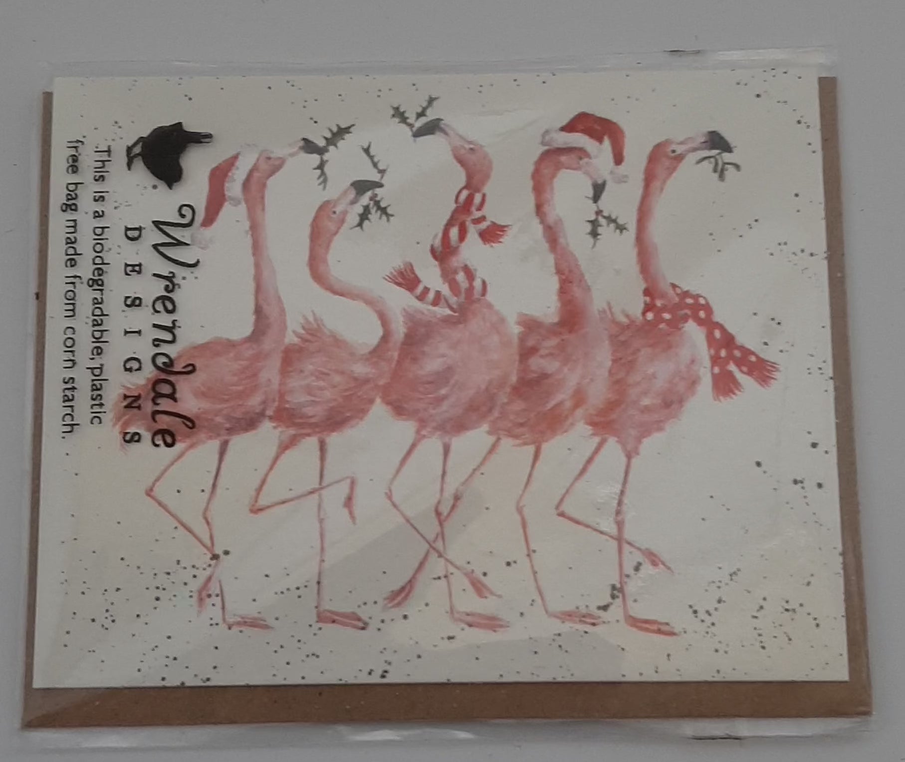 Gift Enclosure Card - Flamingle Bells 