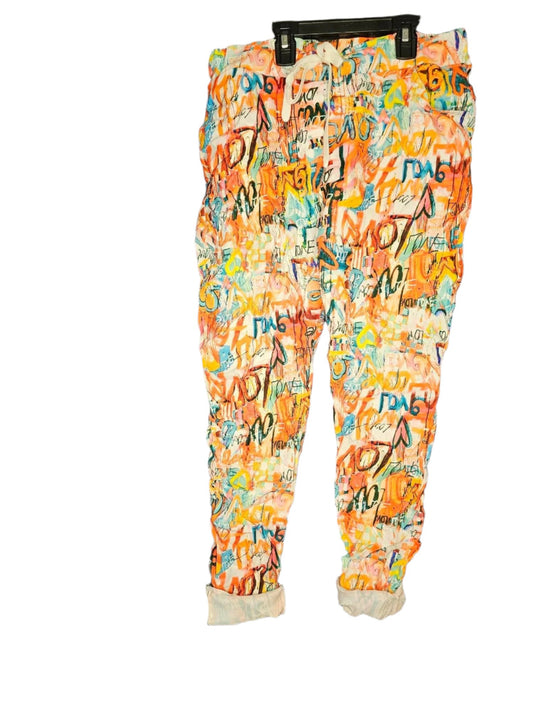 Look Mode -Jeggings -Taging Print - Comfortable - Made in Italy - 210088LT 