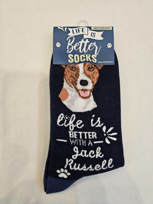 Jack Russell Dog Socks 840-17 