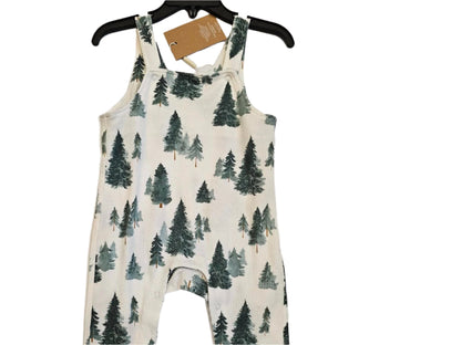 Overalls -Forest - Waffle weave - Forest 