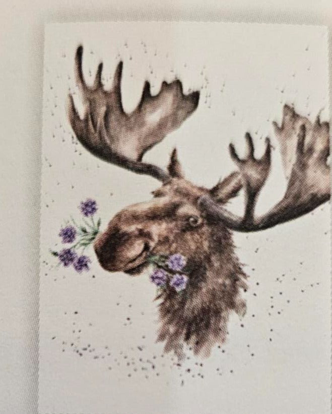 Card - ACS153 - Mountain Moose - Blank Inside 