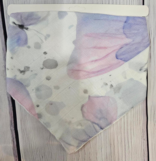 Bibs - Butterfly Kisses - 100% Gauze / Cotton - Baby  - pinks & Purples - BUTKIS245 