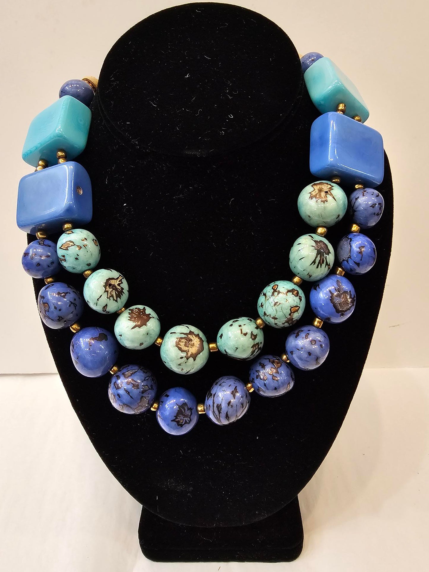 Tagua Necklace -SC1708-CELESTE-BB 