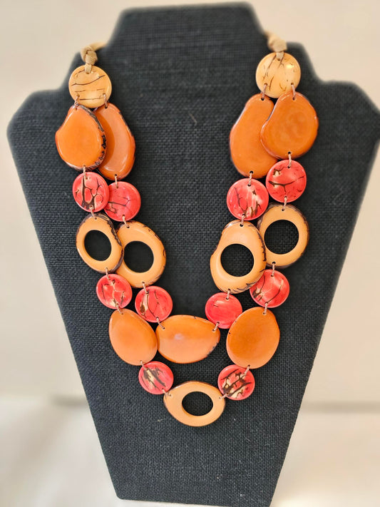 Tagua Necklace - SC1718-NA COMBO 