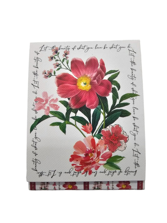 3 x 4 Note Pad Flowers 50422 