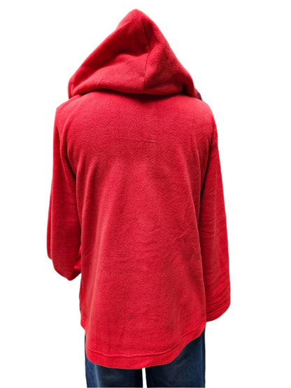 Hooded Sweatshirt 2Pocket Long Sleeve Tango Red Women's 370TA 