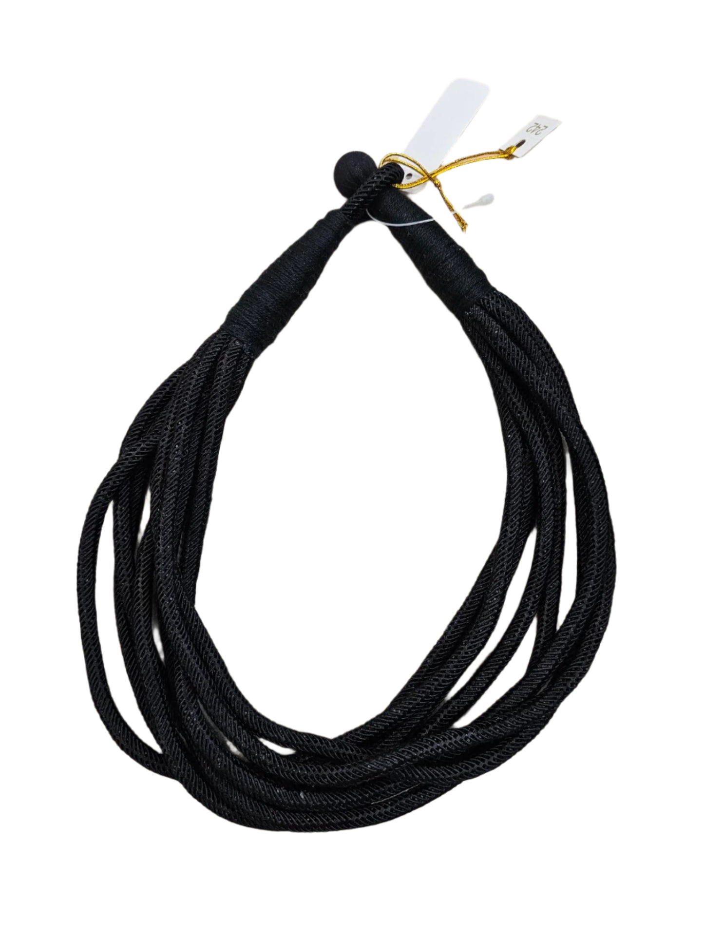 Necklaces  Slub 8-strand (black) NK184 
