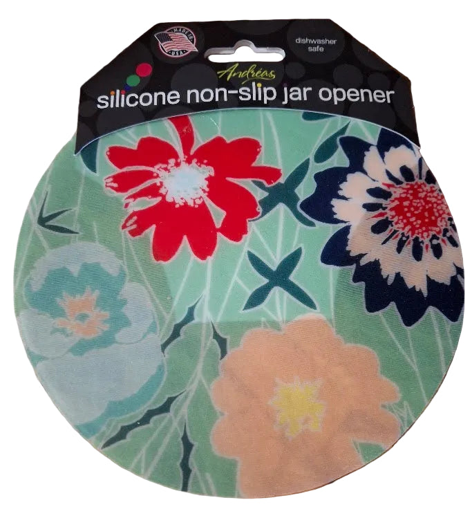  Jar Opener 139 Green Floral