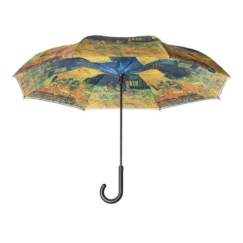 Umbrella - Reverse Close - Van Gogh Cafe -20266rc 