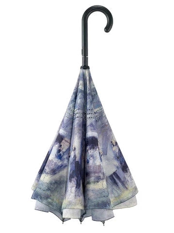 Umbrella Renoir In The Park At St Cloud Reverse Close Stick Umbrella 20269Rc 