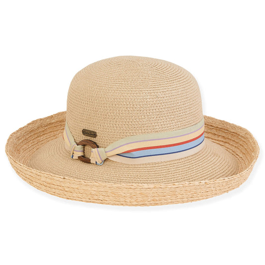 Hat Natural Paperstraw Backless HH2892B 