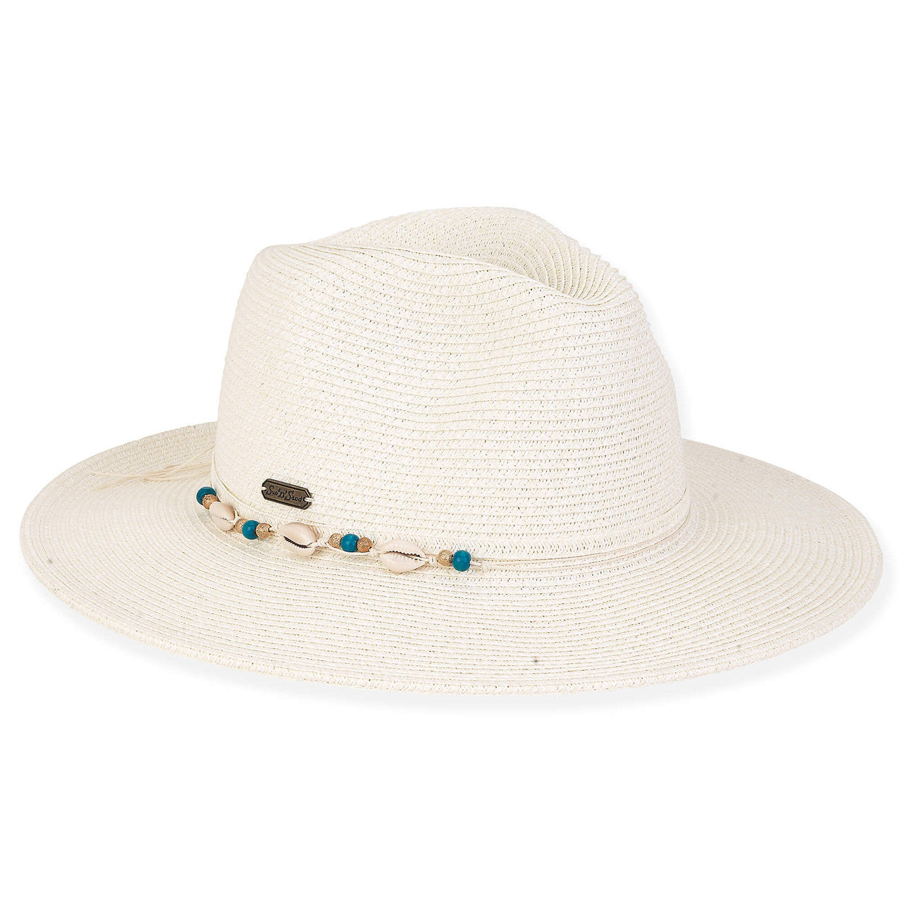 Hat Ivory Kribi Paperstraw Safari Brim Women's HH2806A 