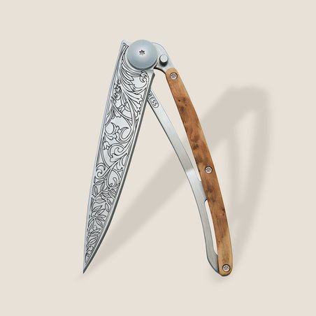 Pocket Knife Art Nouveu Juniper wood 1cb000014 