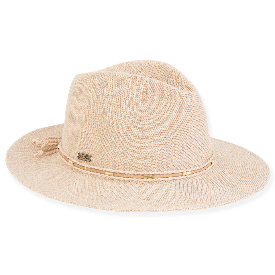 Hat - Natural-Linen/Poly-Safari-Women's-Hh2876B 