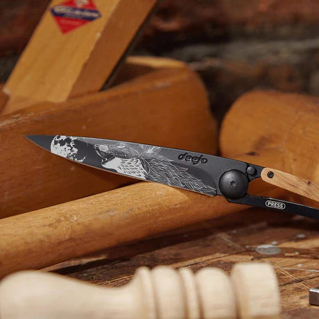 Pocket Knife Howling  Olive Wood 1gb000135 