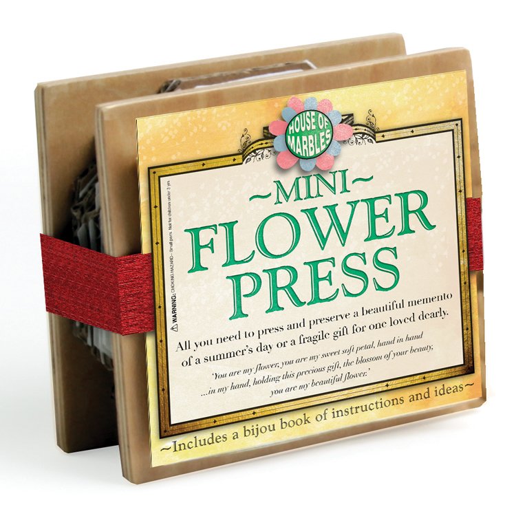 Press Mini Flower Wooden 222025 