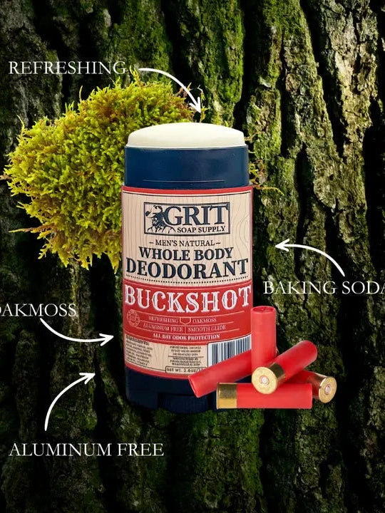 Deodorant Grit Soap Supply Buckshot Natural Stick&nbsp; Deo-Buck