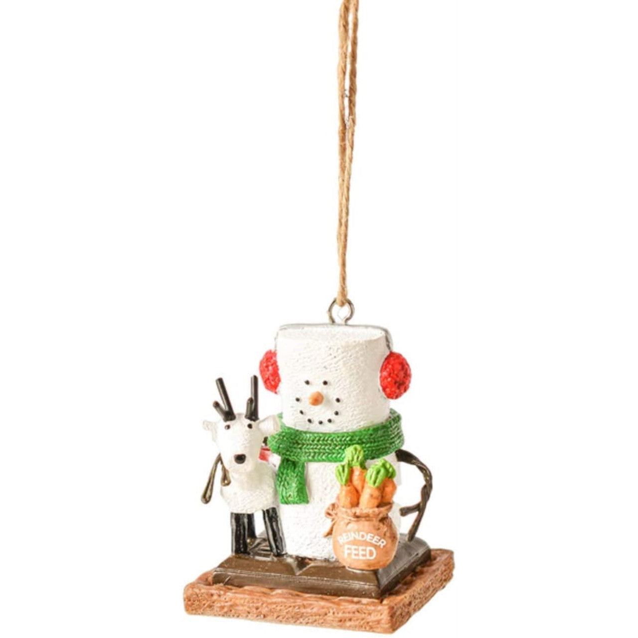 Smores Reindeer Snowman Christmas Ornament 239644 