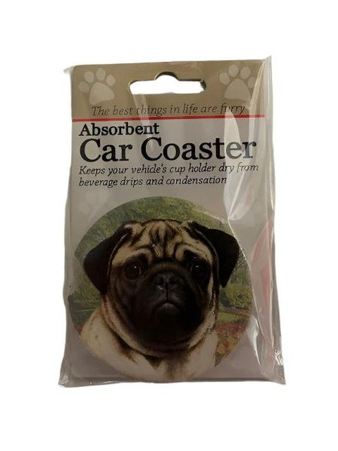 Car Coaster  Pug Dog        231-31 