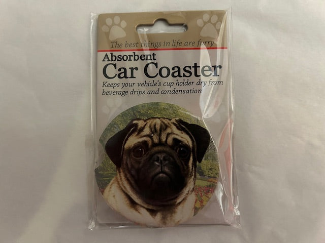 Dog Breed Car Coasters - 