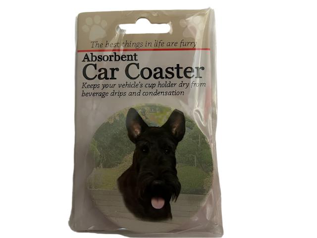 Car Coaster  Scottish Terrier Dog    231 - 35 