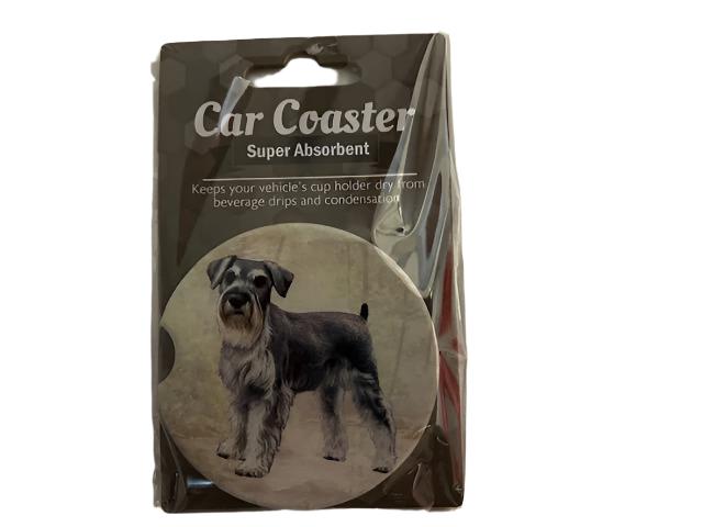 Car Coaster  Schnauzer Dog  233-105 