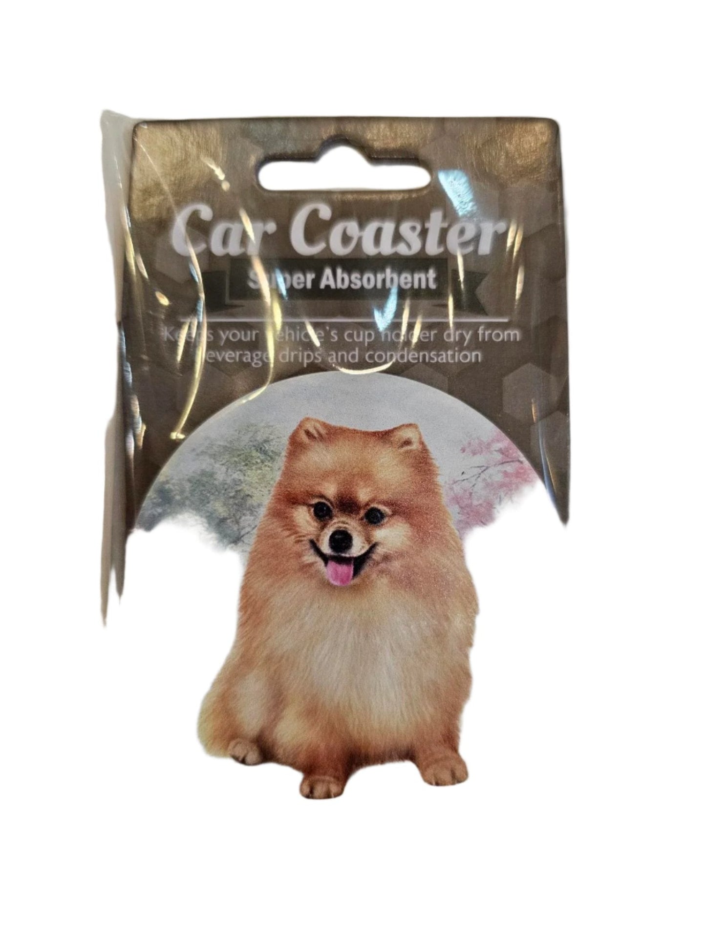 Car Coaster  Pomeranian  Dog       233-27 