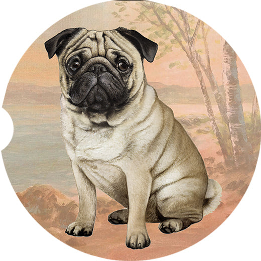 Car Coaster  Pug Dog    233-31 