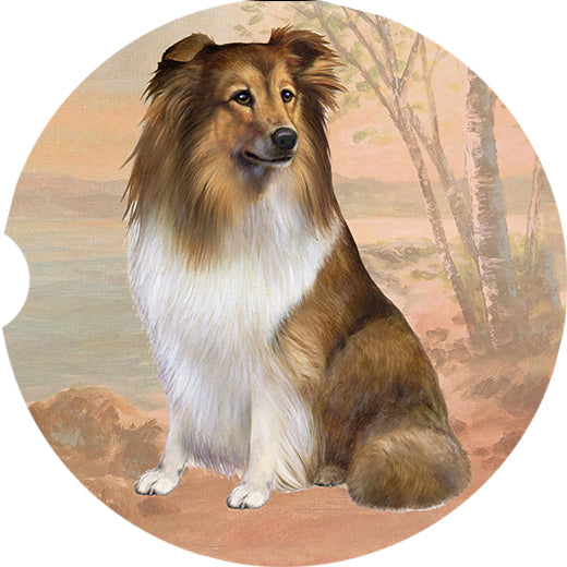 Car Coaster  Sheltie    Dog    233-37 