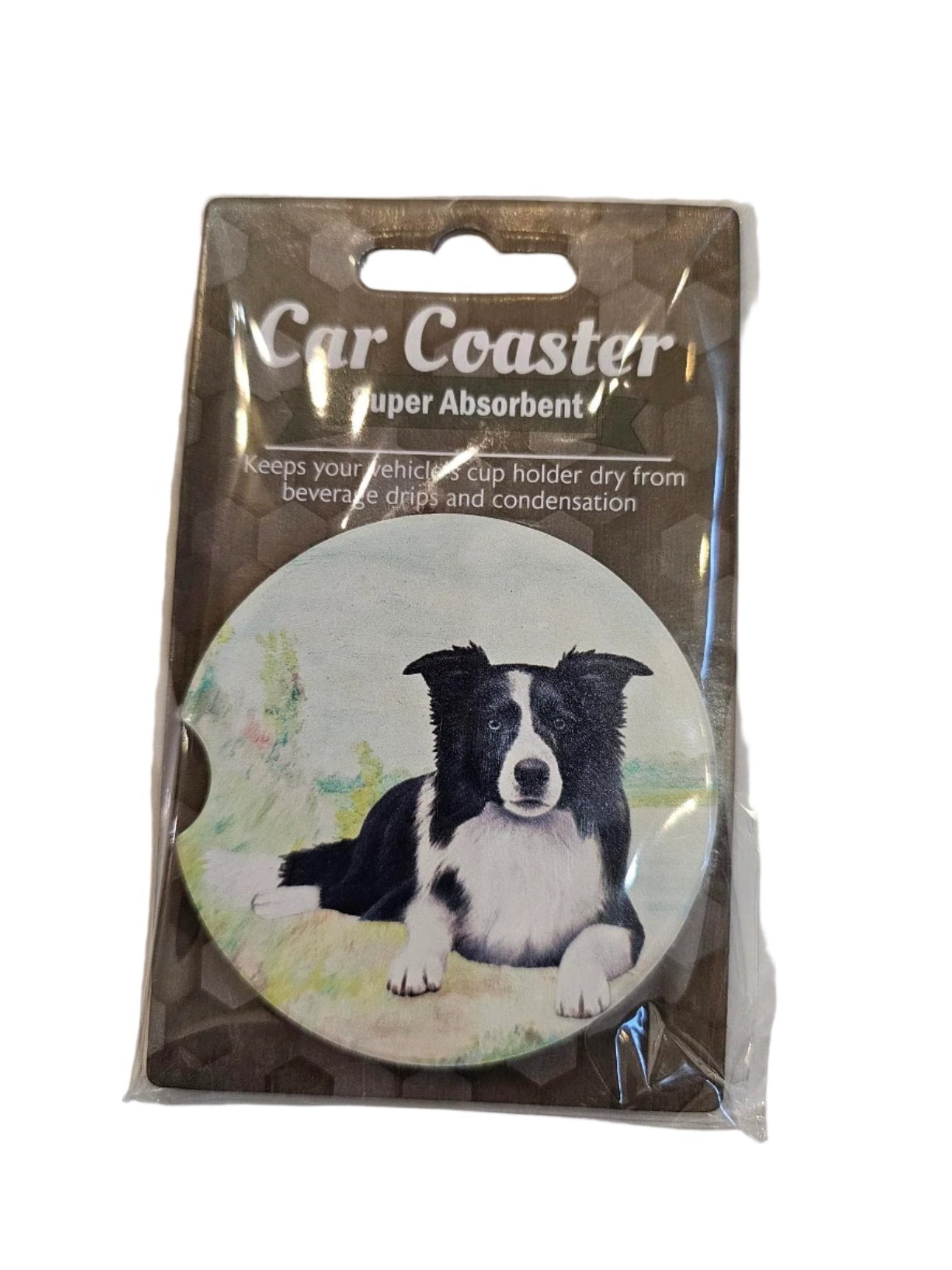 Car Coaster  Border Collie Dog          233-5 