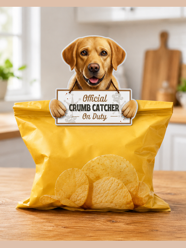 Chip Clip Magnet/Bag Sealer Yellow Labrador Dog 247-20