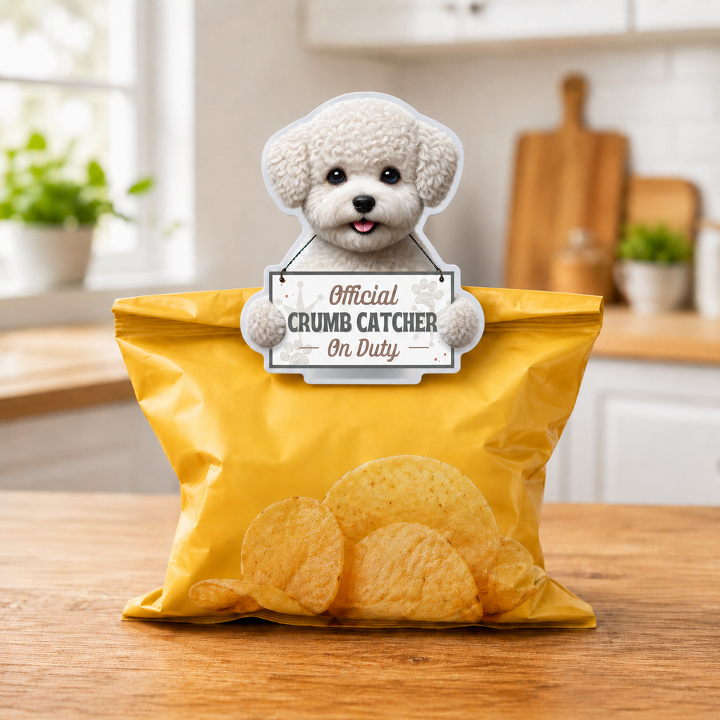 Chip Clip Magnet/Bag Sealer Bichon Frise Dog 247-4