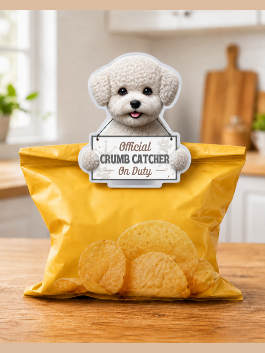 Chip Clip Magnet/Bag Sealer Bichon Frise Dog 247-4
