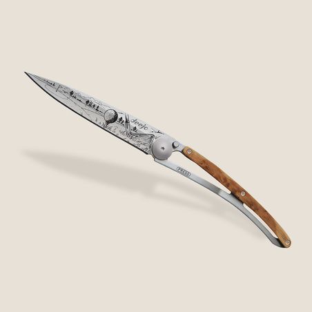 Pocket Knife   Golf Juniper Wood 1cb000101 