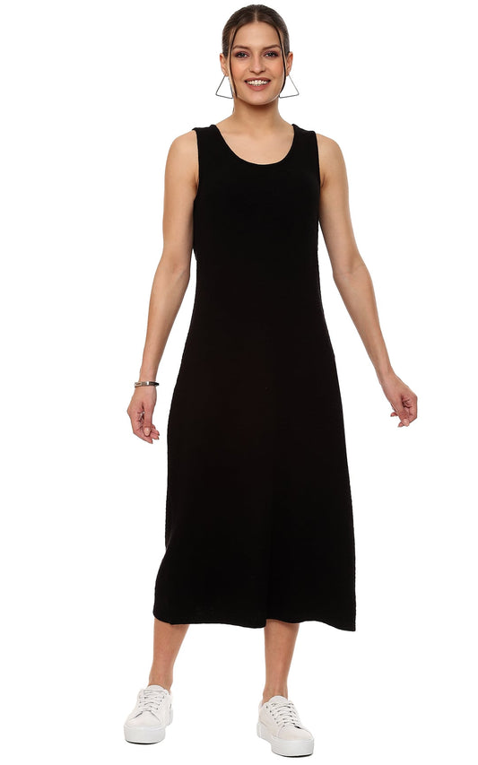 Dress - Long Frida - Black  - 24t50d 